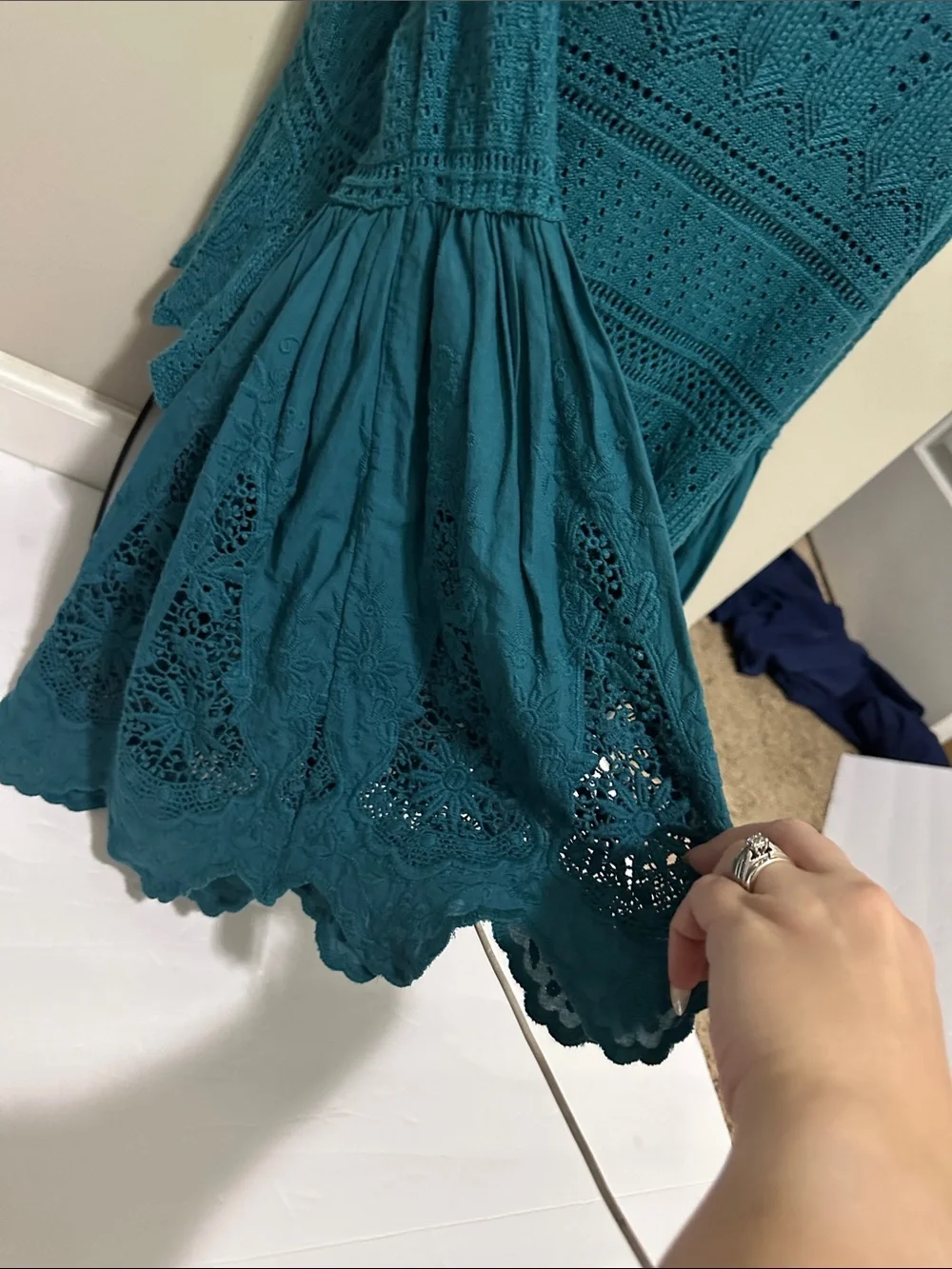 Free People lightweight teal